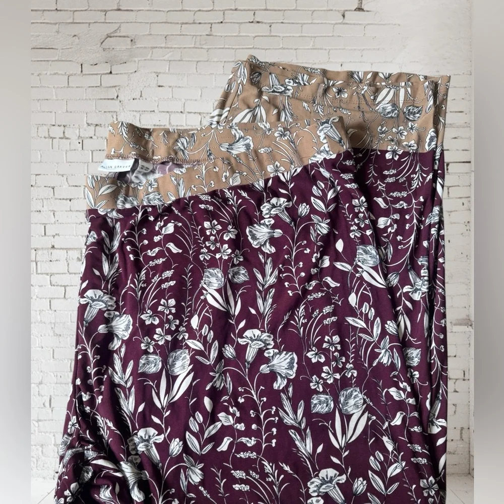 Susan Graver Printed Pull‑On Pants NWT • 3XP • Stretch Comfort Statement Style
